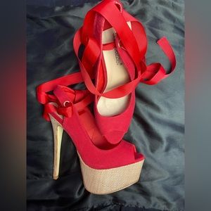 Shoe Dazzle Red Heels